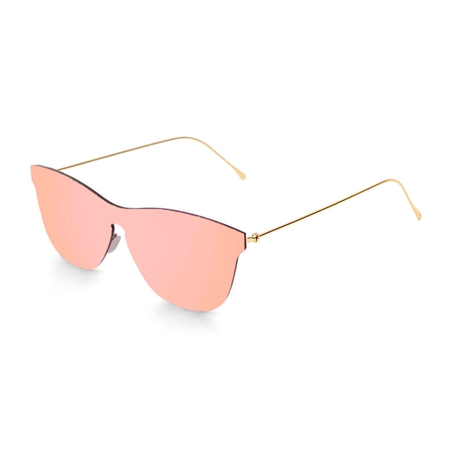 OCEAN GLASSES GENOVA 23.8 in gold, featuring a full-rimmed round design, suitable for unisex wear.