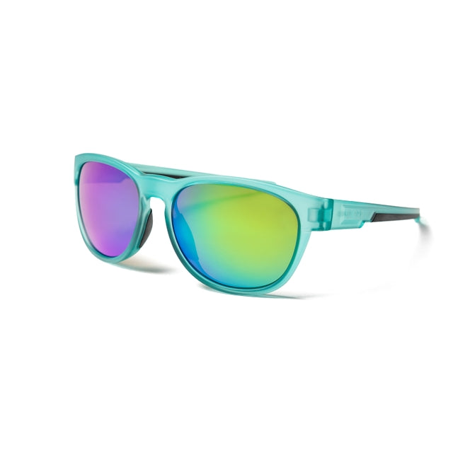 OCEAN GLASSES GOLDCOAST 73.4 featuring a transparent full-rimmed warp frame, ideal for unisex wear.