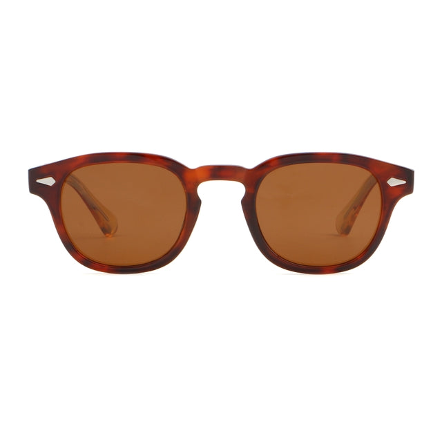 OCEAN GLASSES HAMPTON 8004.6 featuring a full-rimmed round design in brown acetate, suitable for unisex wear.