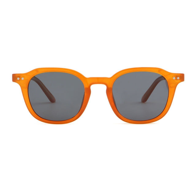 OCEAN GLASSES HILL 8092.4 full-rimmed round frame in vibrant orange, made from durable acetate material.