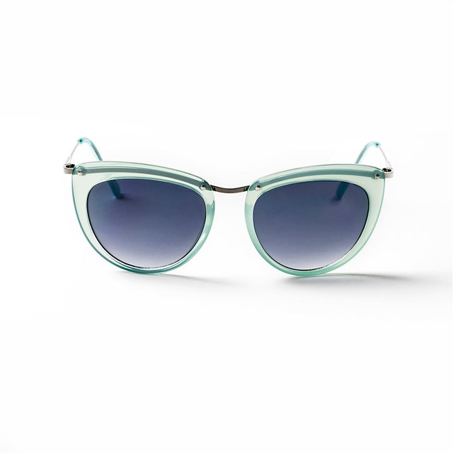 OCEAN GLASSES HOUSTON 401.1 full-rimmed cat-eye glasses in transparent acetate, designed for women.