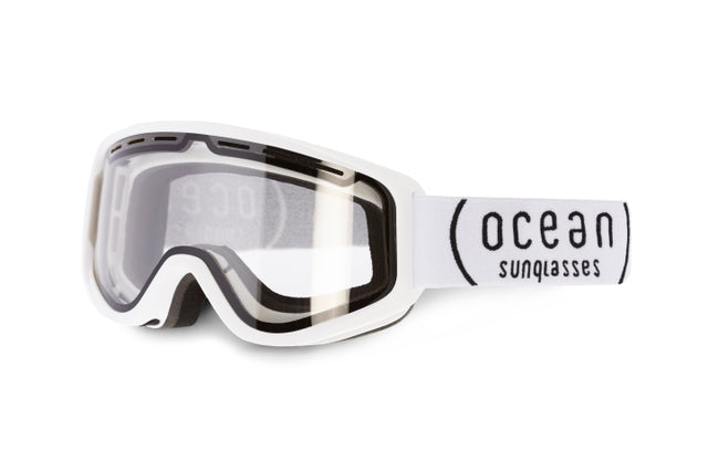 OCEAN GLASSES ICE YH5559.1 featuring a full-rimmed warp design in white acetate, suitable for unisex wear.