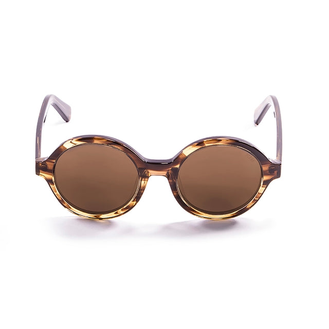 OCEAN GLASSES JAPAN 4000.94 featuring a full-rimmed round design in brown acetate, suitable for unisex wear.