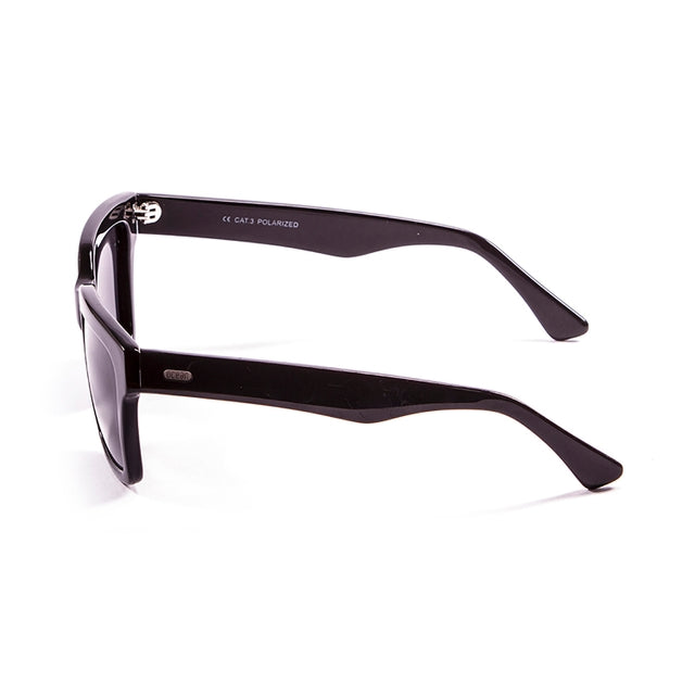 OCEAN GLASSES JAWS 63000.2 full-rimmed rectangular black acetate eyewear for unisex.