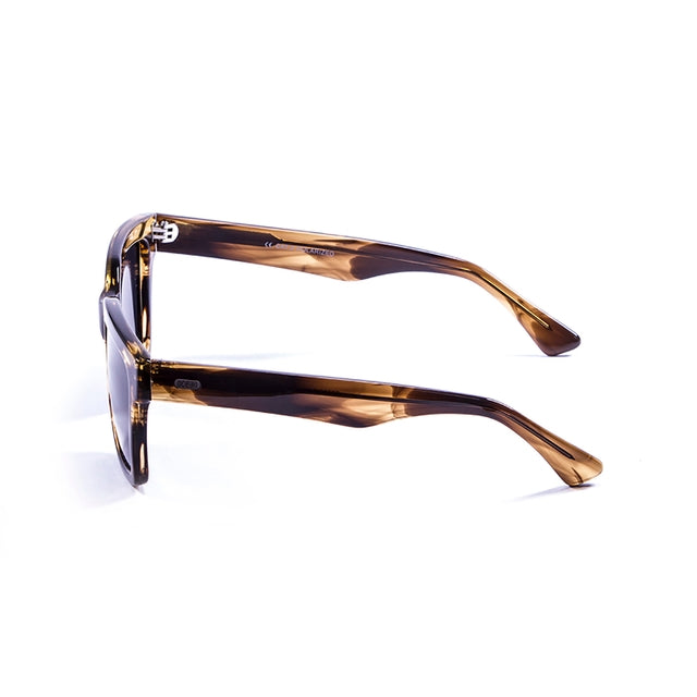 OCEAN GLASSES JAWS 63000.94 featuring a full-rimmed rectangular design in brown acetate, suitable for unisex wear.