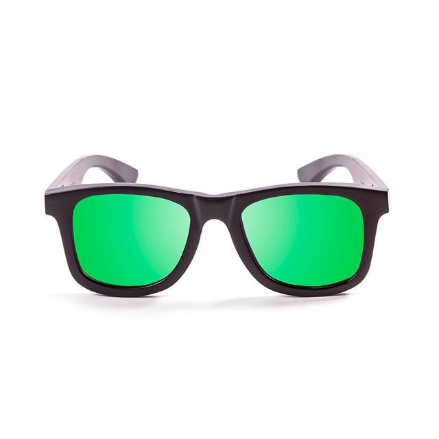 OCEAN GLASSES KENEDY 53001.1 featuring a full-rimmed black wooden frame, perfect for unisex wear.