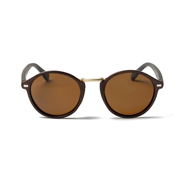 OCEAN GLASSES LILLE 10310.2 featuring a round full-rimmed brown plastic frame, suitable for unisex wear.