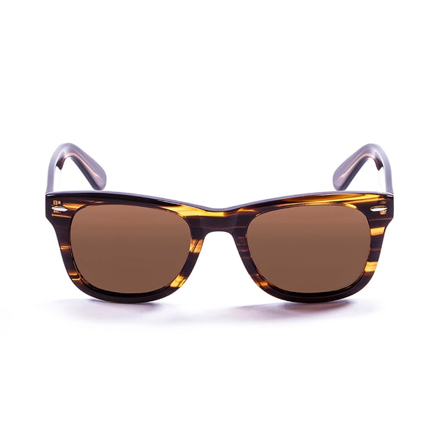 OCEAN GLASSES LOWERS 59000.3 featuring a full-rimmed rectangular frame in brown, made from durable acetate material.