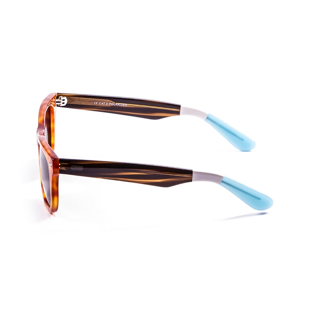 OCEAN GLASSES LOWERS 59000.32 featuring a full-rimmed rectangular frame in brown acetate, suitable for unisex wear.