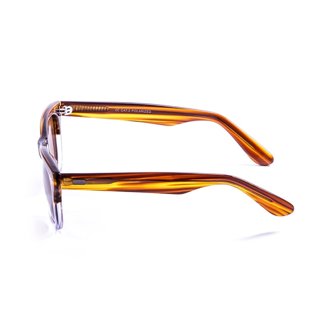 OCEAN GLASSES LOWERS 59000.6 featuring a full-rimmed rectangular brown acetate frame, suitable for unisex wear.