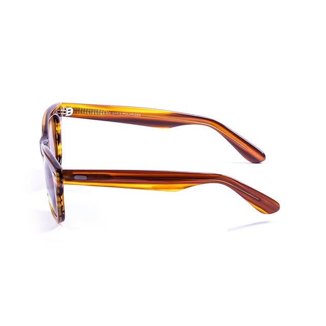 OCEAN GLASSES LOWERS 59000.7 featuring a full-rimmed rectangular frame in elegant brown color, made from durable acetate material.