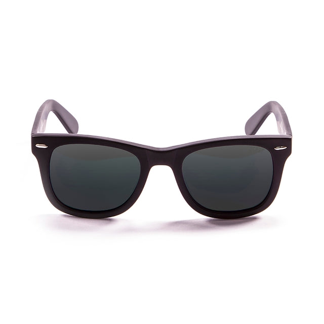 OCEAN GLASSES LOWERS 59000.8 featuring a full-rimmed rectangular black frame made of acetate, suitable for unisex wear.