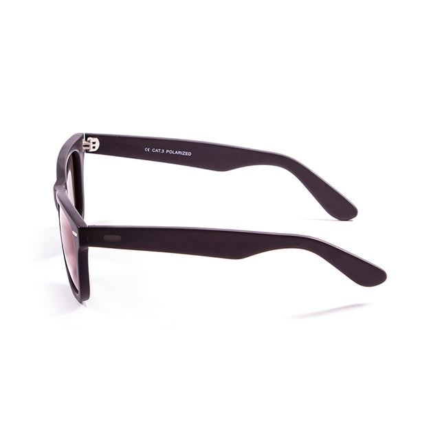 OCEAN GLASSES LOWERS 59000.8 featuring a full-rimmed rectangular black frame made of acetate, suitable for unisex wear.