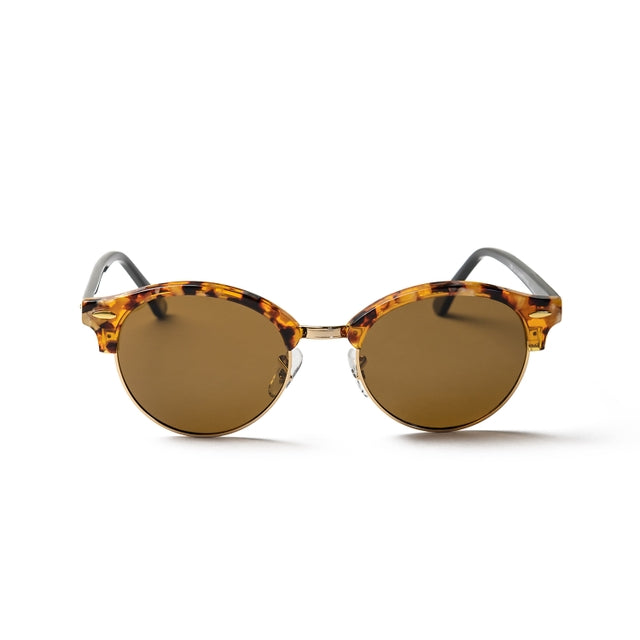 OCEAN GLASSES MARLON 1621.5 round metal frames in brown color, showcasing stylish full-rimmed design.