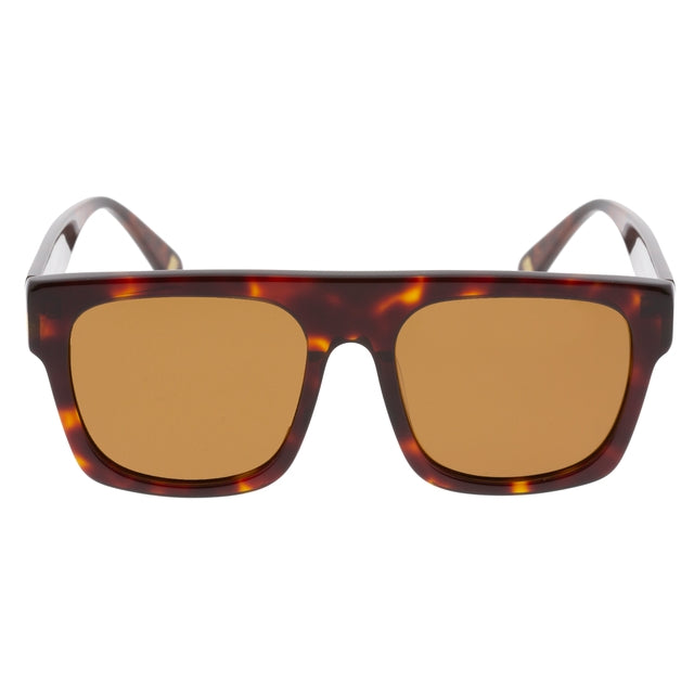 OCEAN GLASSES MONTREAL 10900.3 featuring a full-rimmed rectangular brown acetate frame, suitable for unisex wear.