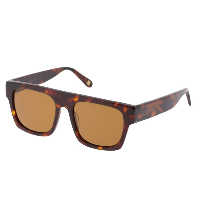 OCEAN GLASSES MONTREAL 10900.3 featuring a full-rimmed rectangular brown acetate frame, suitable for unisex wear.