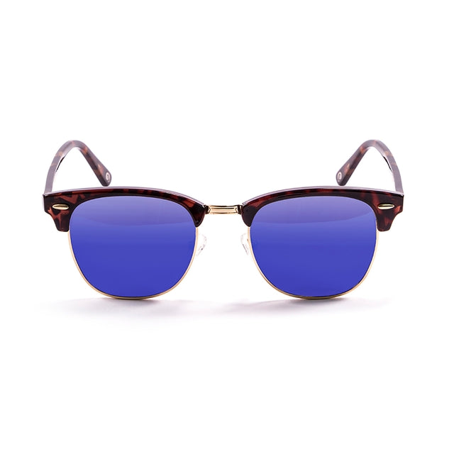 OCEAN GLASSES Mr. BRATT 70001.2 featuring a full-rimmed round brown acetate frame, suitable for unisex wear.