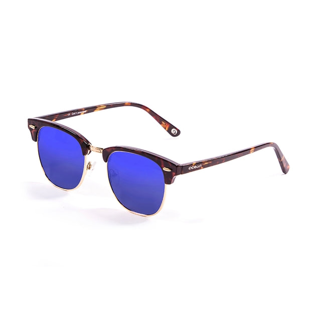 OCEAN GLASSES Mr. BRATT 70001.2 featuring a full-rimmed round brown acetate frame, suitable for unisex wear.