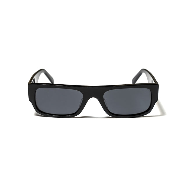 OCEAN GLASSES NEWMAN 18118.1 full-rimmed black acetate glasses with a rectangular shape, suitable for unisex wear.