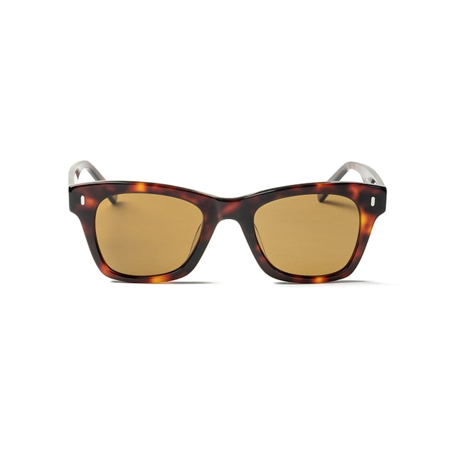 OCEAN GLASSES NICOSIA 8064.3 featuring a full-rimmed rectangular brown acetate frame, suitable for unisex wear.