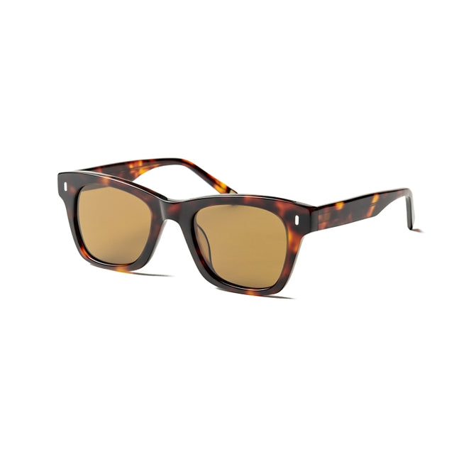 OCEAN GLASSES NICOSIA 8064.3 featuring a full-rimmed rectangular brown acetate frame, suitable for unisex wear.