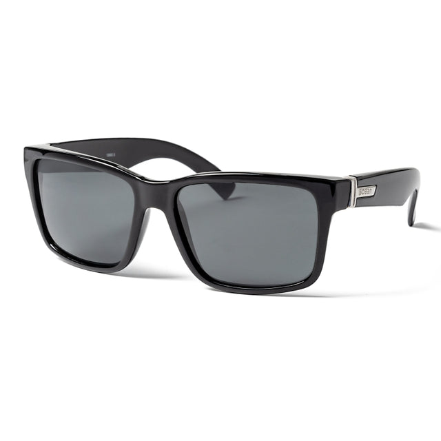 OCEAN GLASSES North Shore 19990.5 round full-rimmed sunglasses in black, showcasing stylish design and comfortable fit.