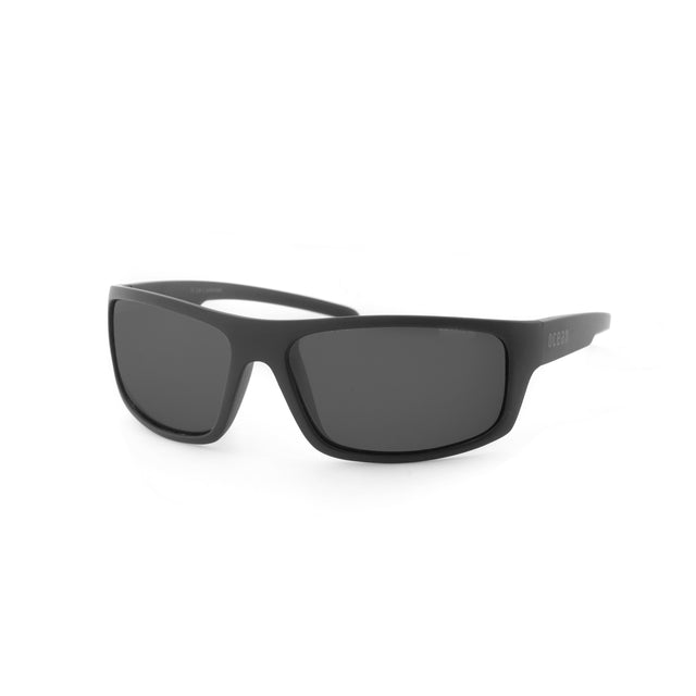 OCEAN GLASSES OCEANSIDE 8000.0 in black, featuring a full-rimmed warp frame design, suitable for unisex wear.