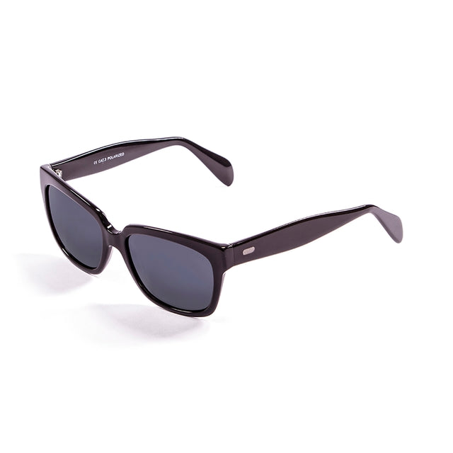 OCEAN GLASSES SANTA MONICA 64000.2 featuring a full-rimmed black acetate frame, perfect for unisex style and comfort.