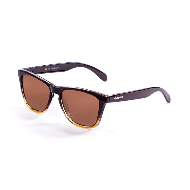 OCEAN GLASSES SEA 40002.114 featuring a full-rimmed rectangular brown frame, suitable for unisex wear.