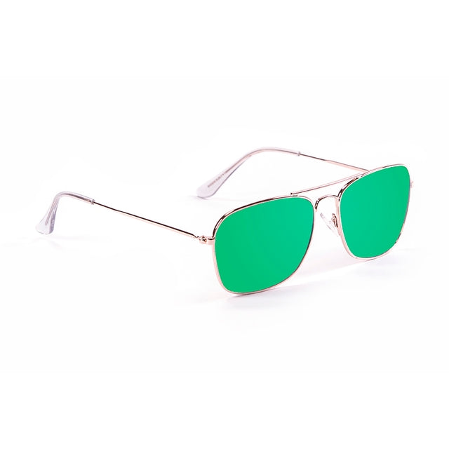 OCEAN GLASSES SORRENTO 18220.5 featuring a full-rimmed round gold metal frame, perfect for unisex wear.