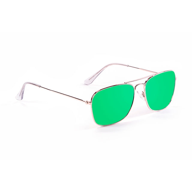 OCEAN GLASSES SORRENTO 18220.6 featuring a full-rimmed round gold metal frame, suitable for unisex wear.