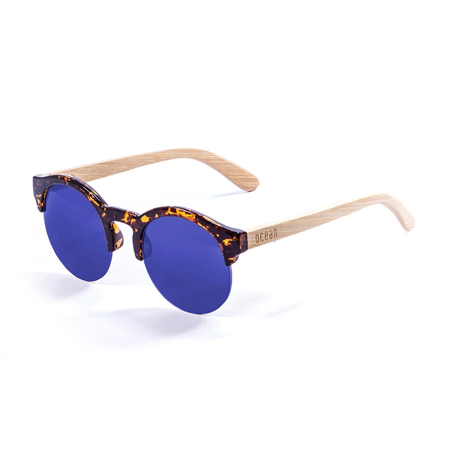 OCEAN GLASSES SOTAVENTO 65001.4 featuring a round full-rimmed brown frame, perfect for unisex wear.