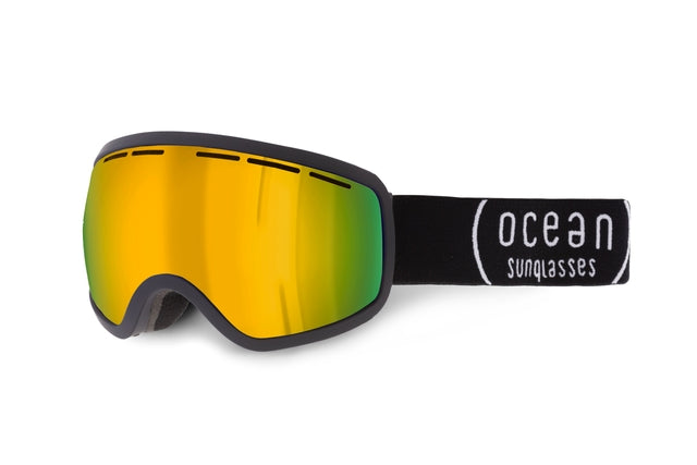 OCEAN GLASSES TEIDE YH2701.1 full-rimmed black eyewear with a modern warp frame shape, suitable for unisex wear.