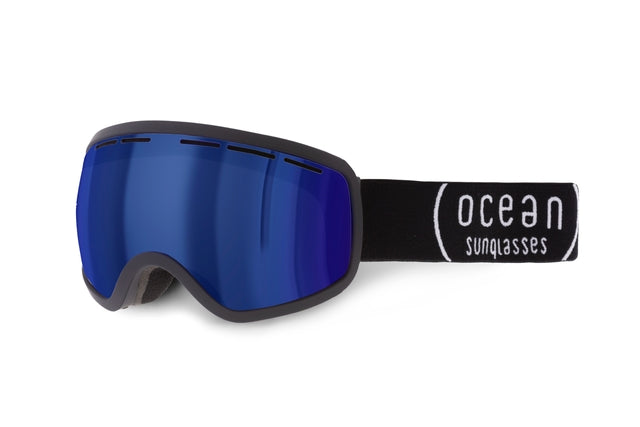 OCEAN GLASSES TEIDE YH2701.2 full-rimmed black acetate eyewear for unisex, featuring a stylish warp shape.