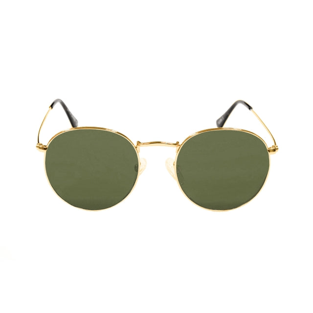 OCEAN GLASSES TOKYO 5207.1 featuring a full-rimmed round frame in gold, designed for unisex wear, showcasing its elegant and stylish appearance.