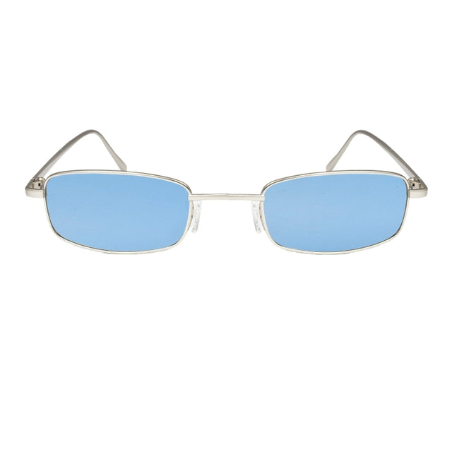 OCEAN GLASSES TRACY 46.1 featuring a full-rimmed rectangular metal frame in transparent color, suitable for unisex wear.