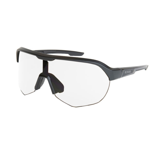 OCEAN GLASSES TRAIL 97000.1 featuring a full-rimmed black warp frame made from bioacetate, suitable for unisex wear.