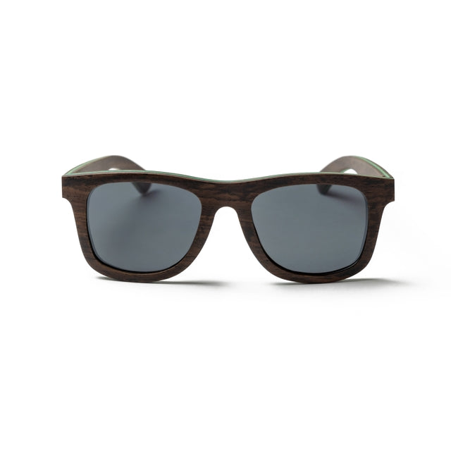 OCEAN GLASSES VENICE BEACH 54001.7 featuring a stylish wooden frame in brown color, designed for unisex wear.