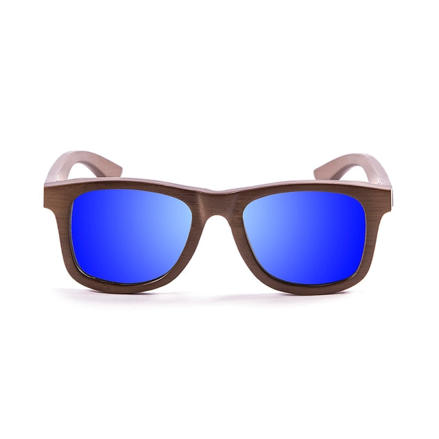 OCEAN GLASSES VICTORIA 53003.0 featuring stylish brown wooden full-rimmed rectangular frames, suitable for unisex wear.