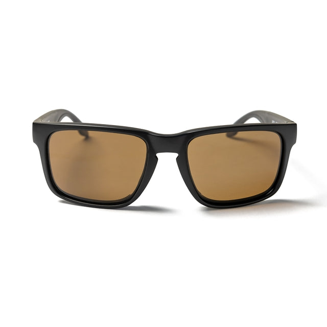 OCEAN GLASSES WAIMEA 77.1 featuring a full-rimmed rectangular frame in black, made from lightweight TR90 material.