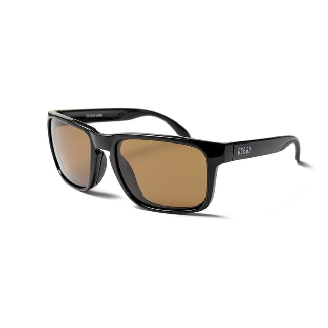 OCEAN GLASSES WAIMEA 77.2 full-rimmed rectangular glasses in black, showcasing a stylish and modern design.