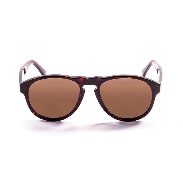 OCEAN GLASSES WASHINGTON 5000.2 featuring a round full-rimmed design in brown acetate, suitable for unisex wear.