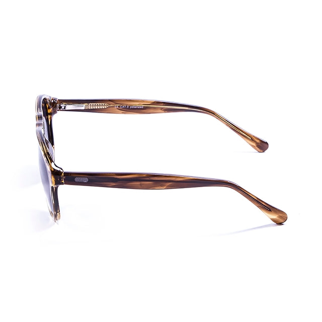 OCEAN GLASSES WASHINGTON 5000.94 featuring a full-rimmed round frame in brown acetate, designed for unisex wear.