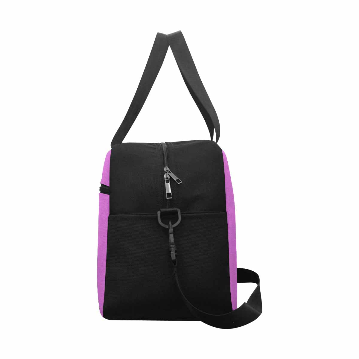 Orchid Purple Tote and Crossbody Travel Bag showcasing its durable nylon material and spacious design.