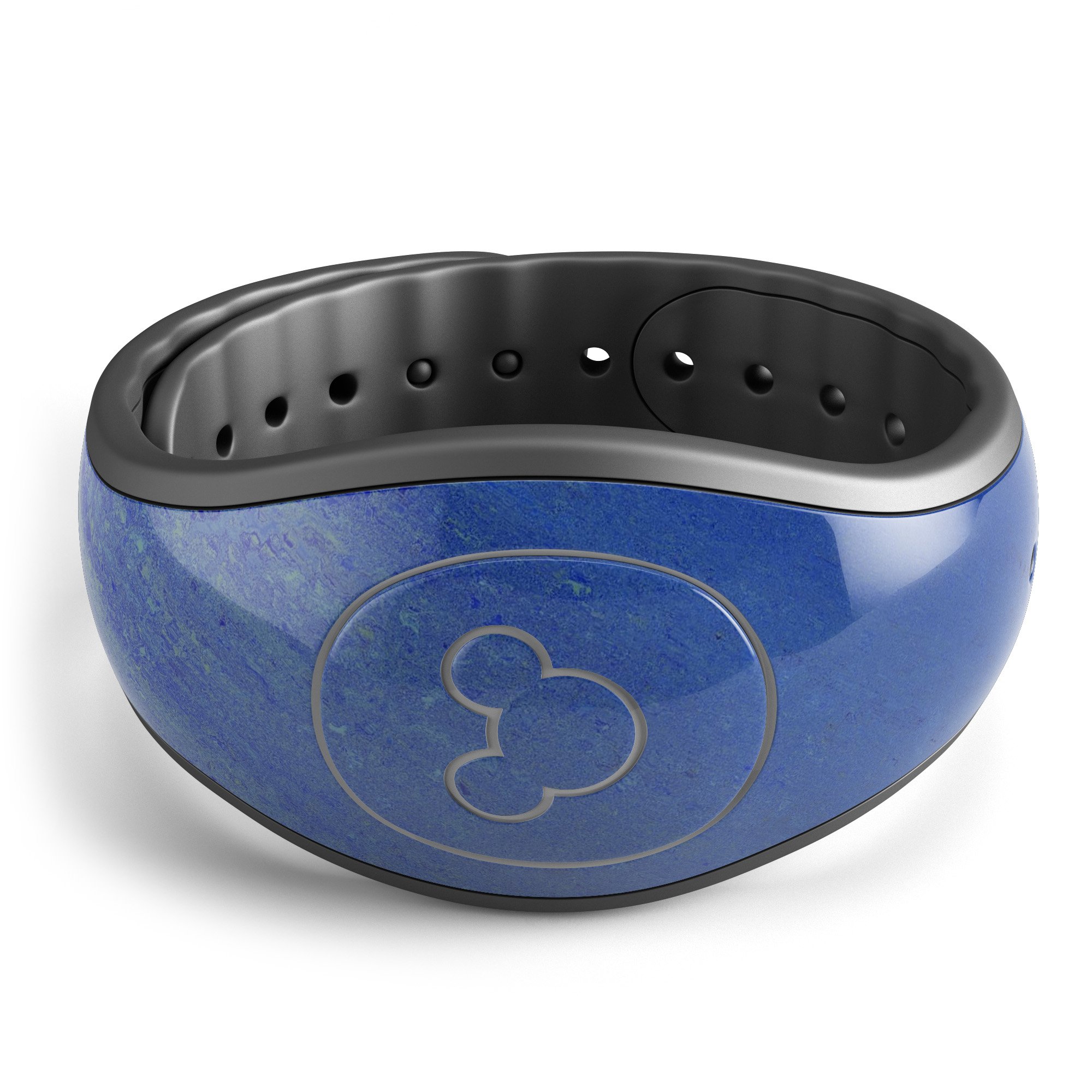 Pastel blue decal skin wrap kit for Disney Magic Band, showcasing a stylish design and high-quality finish.