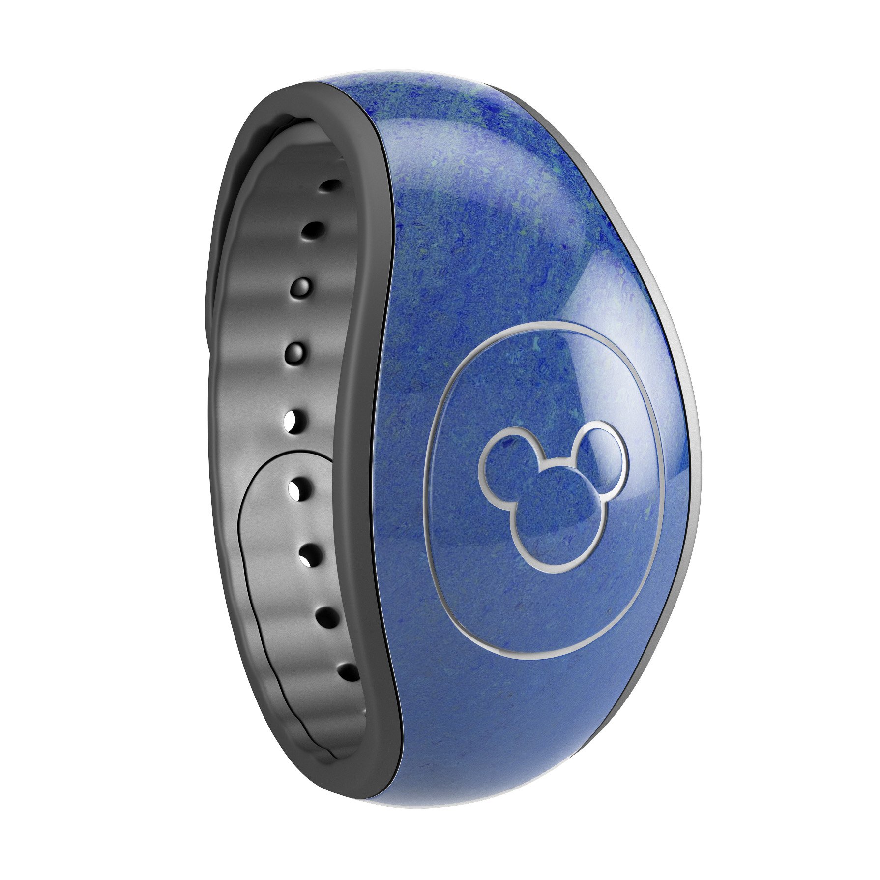 Pastel blue decal skin wrap kit for Disney Magic Band, showcasing a stylish design and high-quality finish.