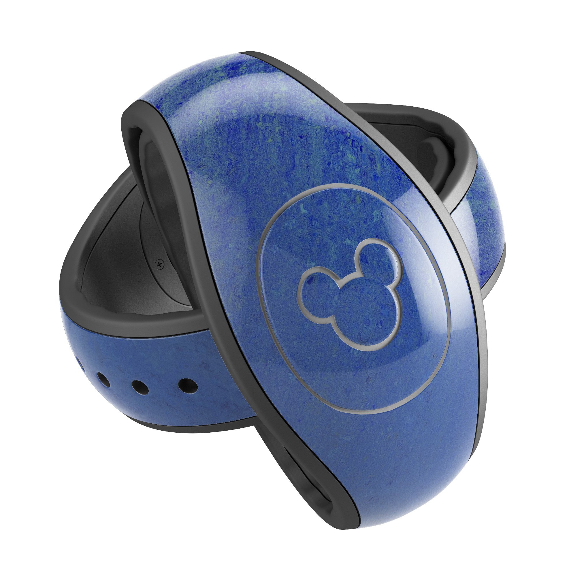 Pastel blue decal skin wrap kit for Disney Magic Band, showcasing a stylish design and high-quality finish.