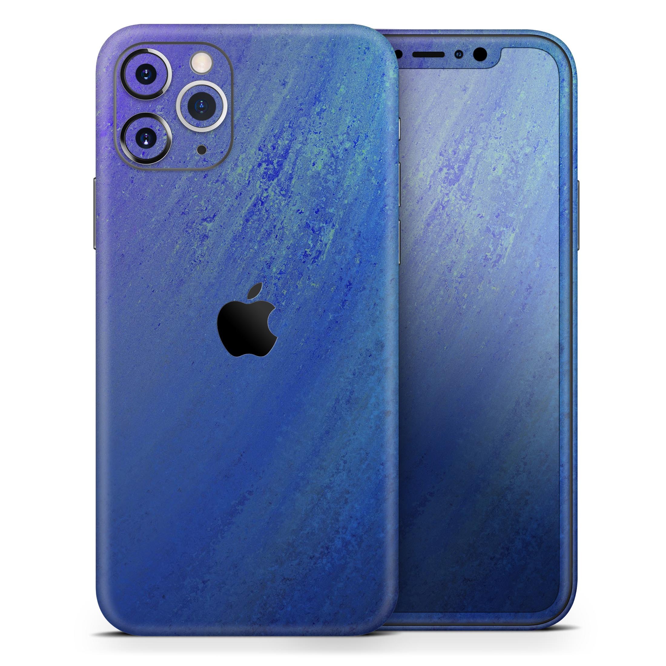 Pastel Blue Surface Skin-Kit for Apple iPhone 14, showcasing a sleek design and premium vinyl material.