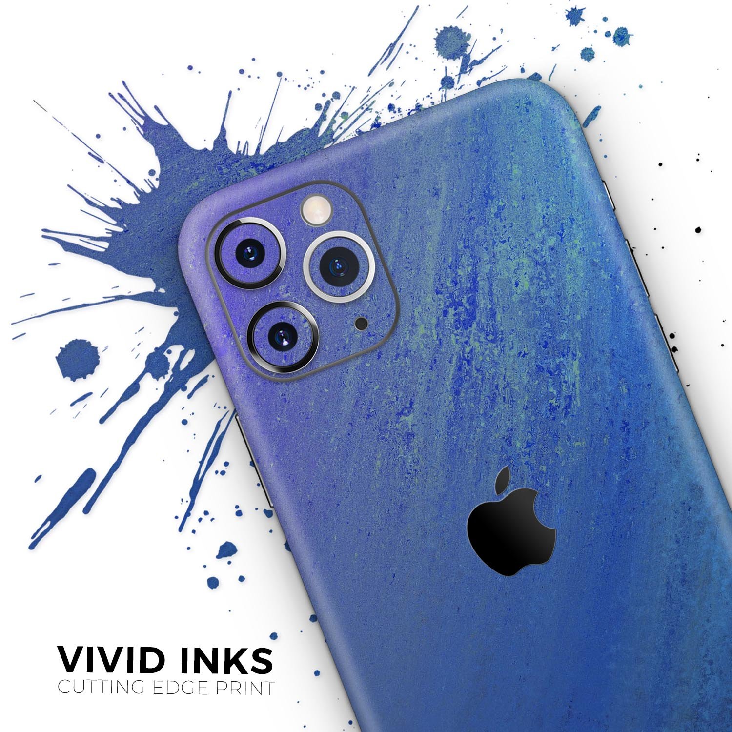 Pastel Blue Surface Skin-Kit for Apple iPhone 14, showcasing a sleek design and premium vinyl material.