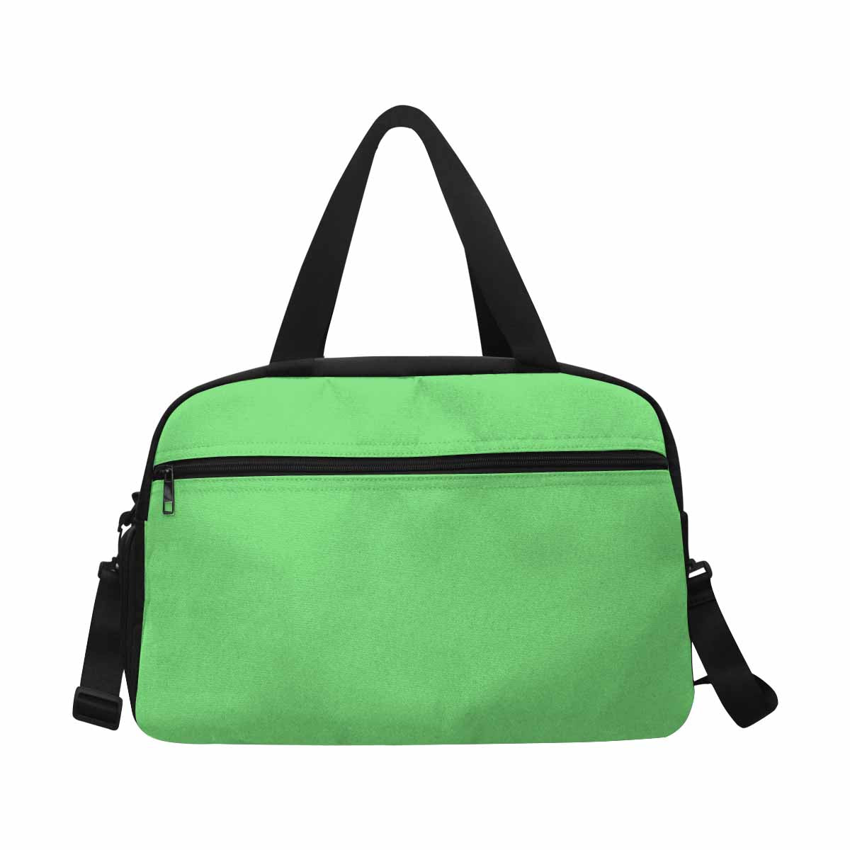 Pastel green tote and crossbody travel bag made from durable nylon, featuring spacious compartments and adjustable strap.